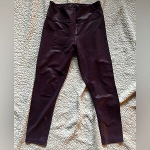 Zyia Metallic Purple Light and Tight Leggings